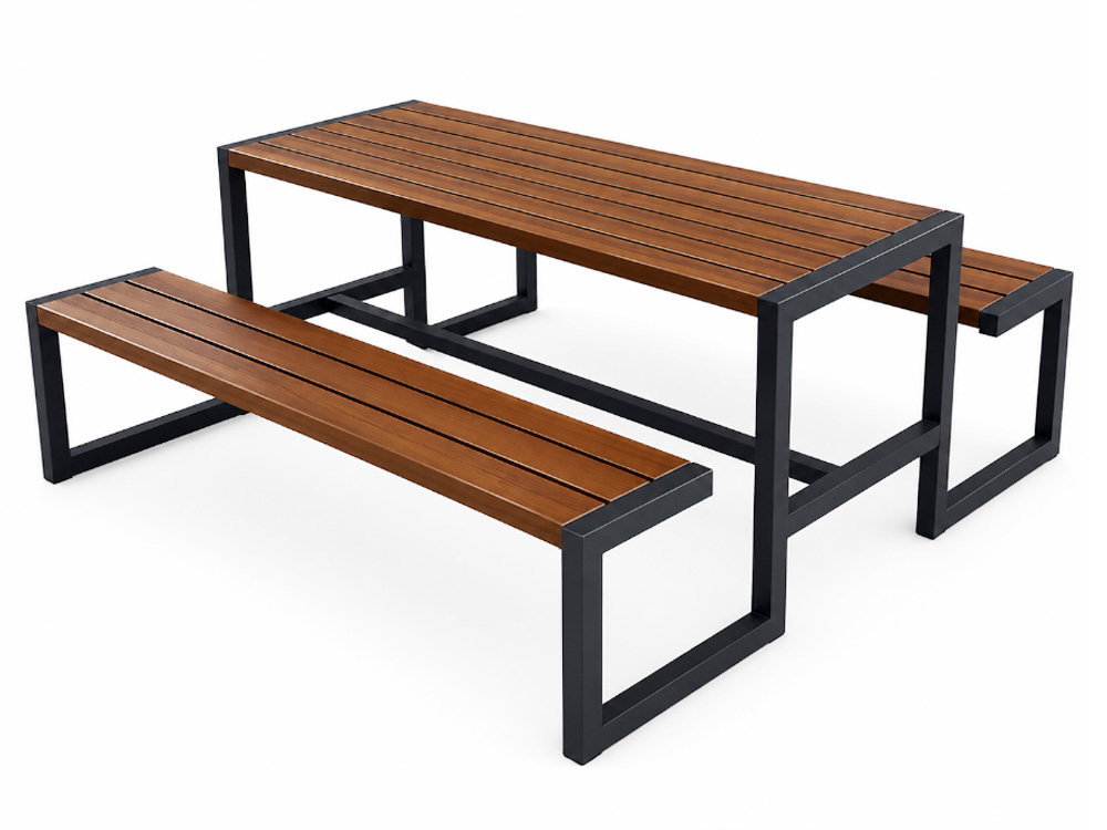 AKT-112 Metal Ahşap Banklar