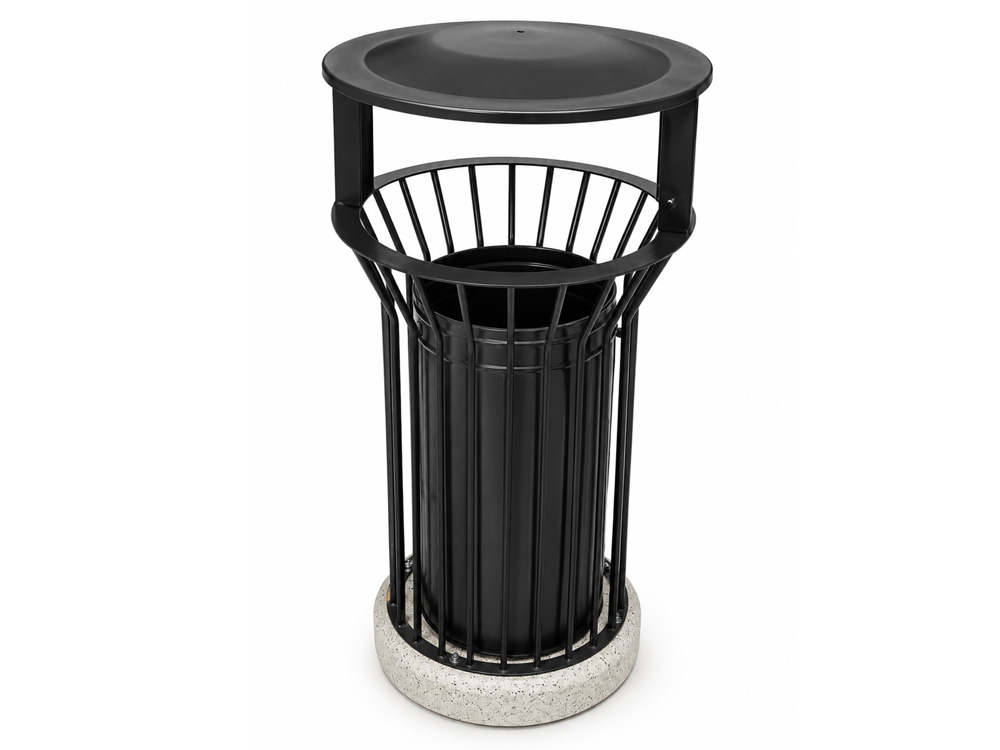 AKT-206 Açık Alan Metal Çöp Kovaları